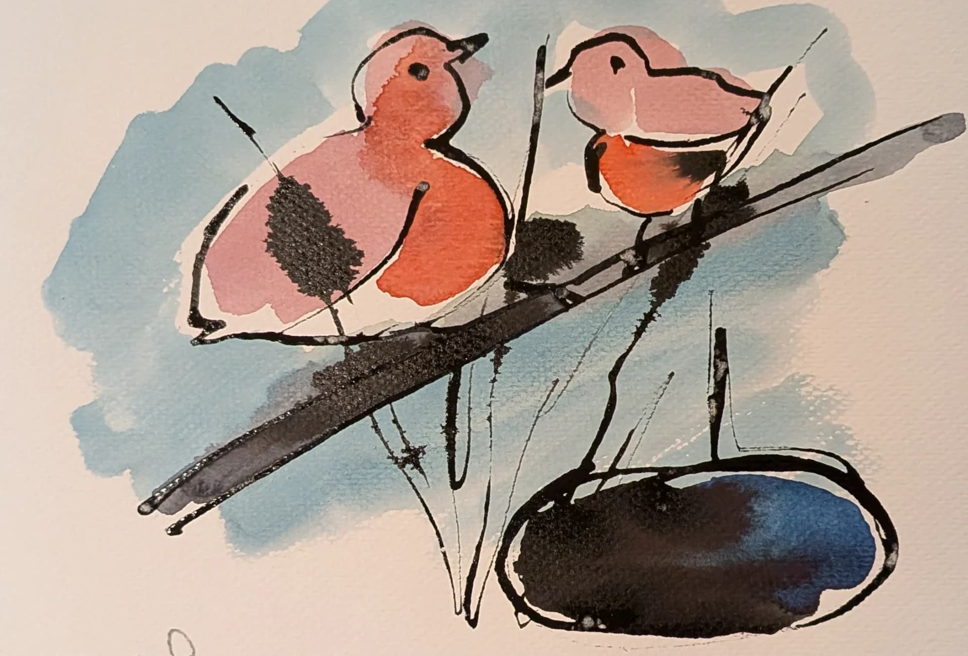 Two Birds on a Branch