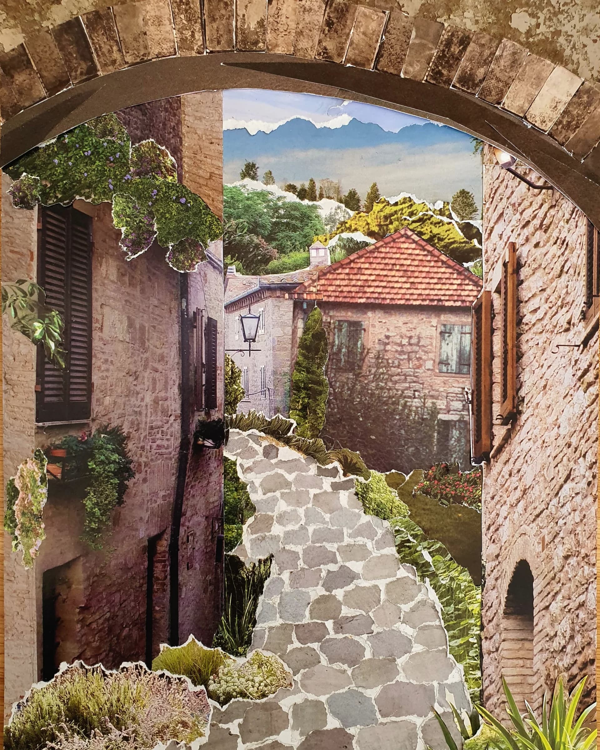 The road to the village