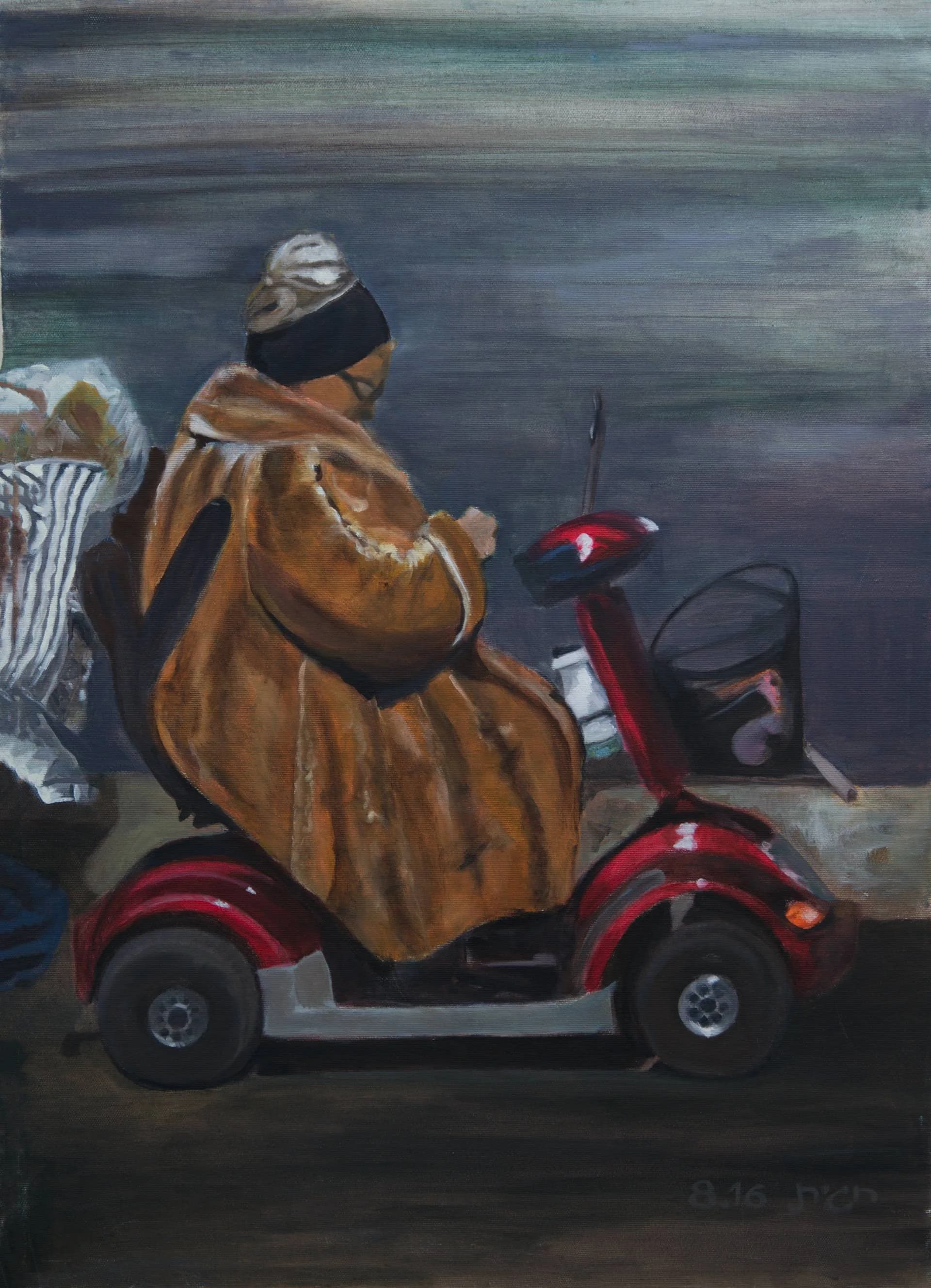Red Scooter Passage
